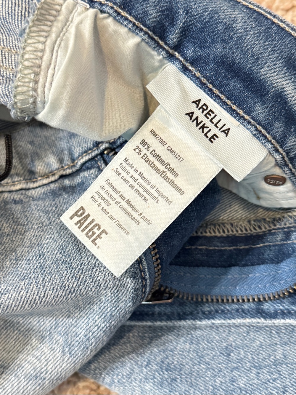 NWT Paige ARELLIA ANKLE High Rise Barrel Leg Women's Jeans Size 28 - Picture 9 of 16